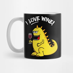 Monster Loves Wine! Mug